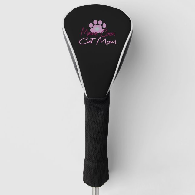 Couvre-club De Golf Maine chat (Devant)