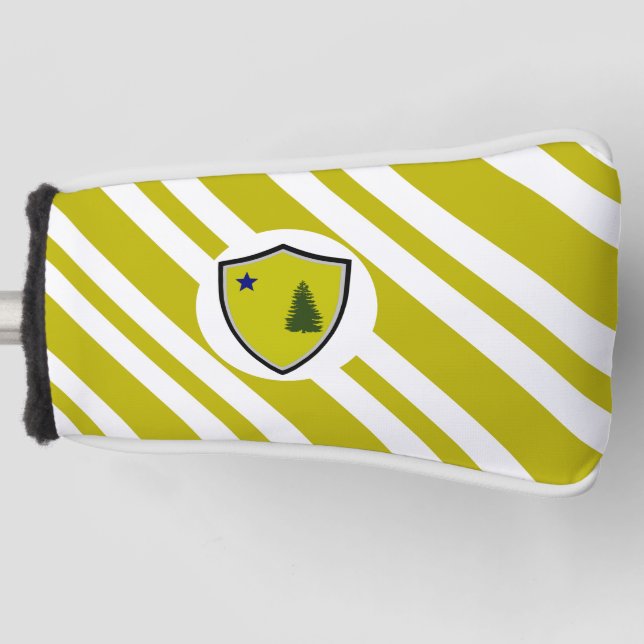 Couvre-club De Golf Maine (drapeau de 1901) (Devant)