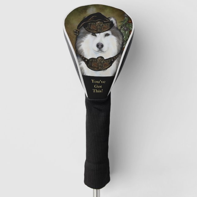 Couvre-club De Golf Malamute d'Alaska (Devant)