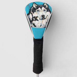 Couvre-club De Golf Malamute d'Alaska