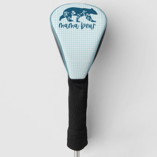 Couvre-club De Golf Mama Bear with Flowers Fête des mères