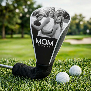 Couvre-club De Golf Maman a établi une photo audacieuse moderne
