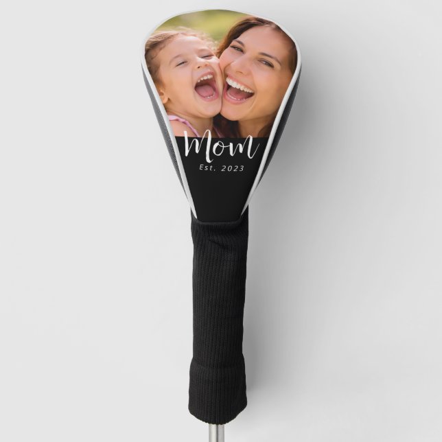 Couvre-club De Golf Maman a établi une photo de script moderne (Devant)