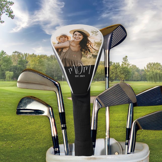 Couvre-club De Golf Maman a établi une photo de script moderne (Créateur téléchargé)