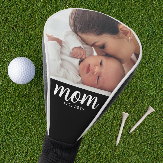 Couvre-club De Golf Maman a établi une photo de script moderne (Créateur téléchargé)