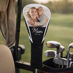 Couvre-club De Golf Maman a établi une photo de script moderne