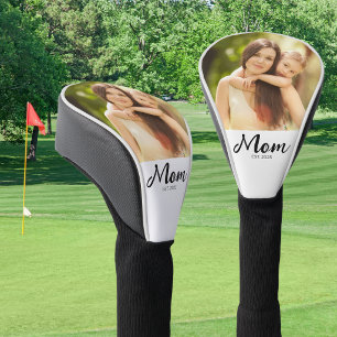 Couvre-club De Golf Maman a établi une photo de script moderne