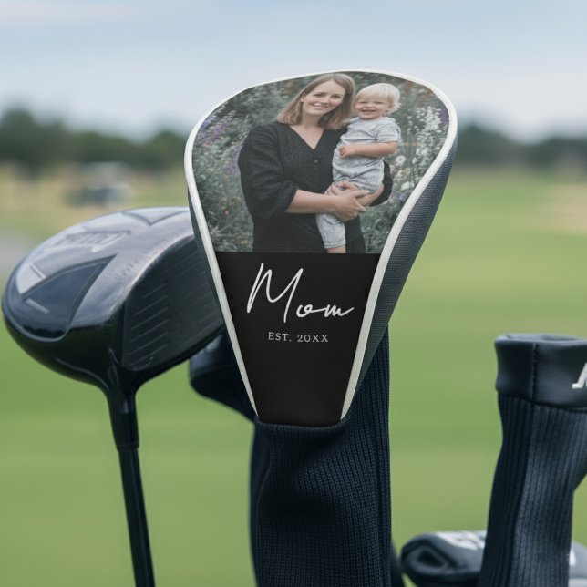 Couvre-club De Golf Maman a établi une photo de script moderne (Créateur téléchargé)