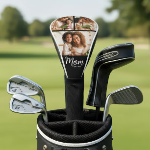 Couvre-club De Golf Maman Date établie Script gras Moderne 3 Photo