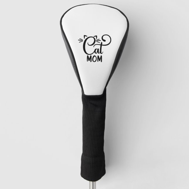 Couvre-club De Golf Maman de chat (Devant)