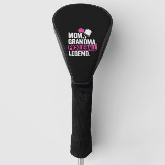 Couvre-club De Golf Maman Grand-mère Pickleball Legend Funny Picklebal