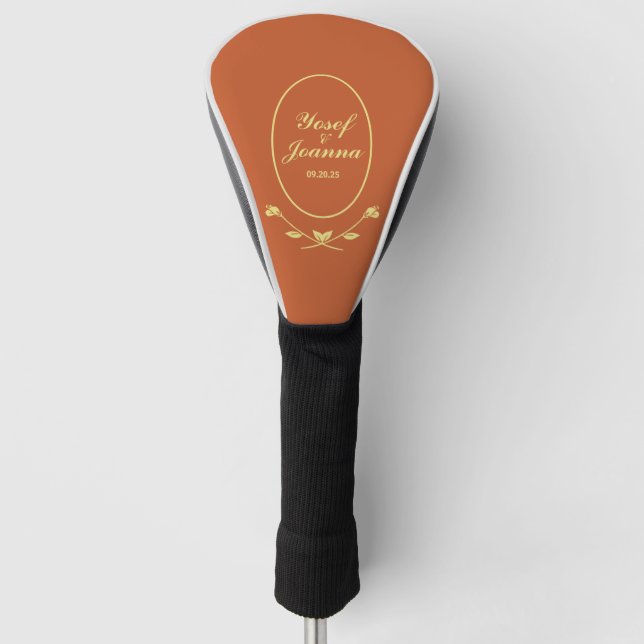 Couvre-club De Golf Mariage Memento (Devant)