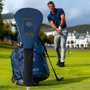 Couvre-club De Golf Marine Blue Midnight Palm Collection Golf de luxe