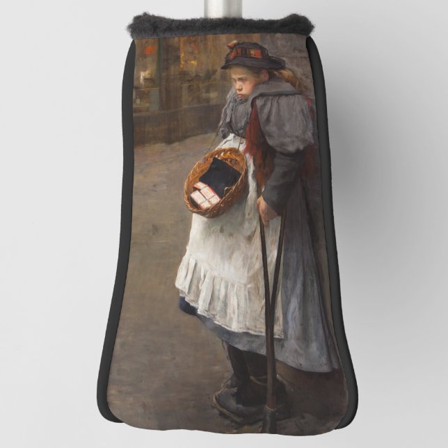 Couvre-club De Golf Matchstick Girl pauvre rue Urchin Pauvreté urbaine (Tourné à 90°)