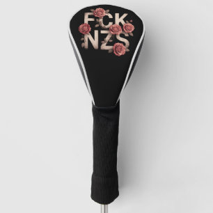 Couvre-club De Golf MDE NZS Floral Contre Droite Pas de Nazis Lgbtq+