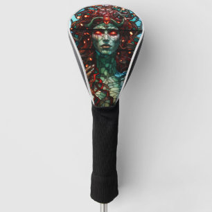 Couvre-club De Golf Medusa - Fenêtre en verre tendu Style Tiffany