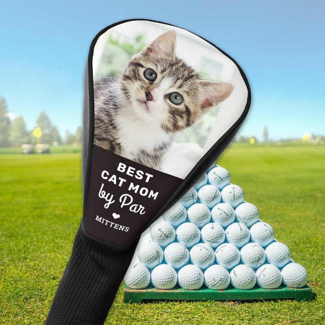 Couvre-club De Golf Meilleur CAT MOM Par Personnalisé Photo Animaux Pe (Créateur téléchargé)