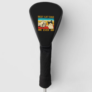 Couvre-club De Golf Meilleur Chat Papa Jamais T Chemise Drôle Chat Pap