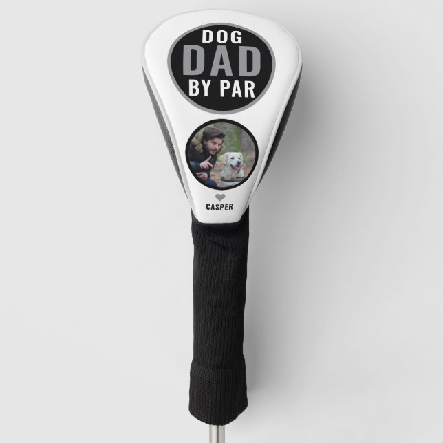 Couvre-club De Golf Meilleur Chien Papa Par Par Golf Cadeau Personnali (Devant)