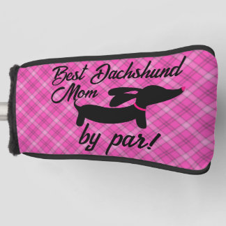 Couvre-club De Golf Meilleur Dachshund Maman par Par Plaid Putter Head