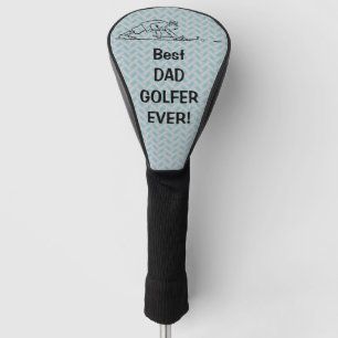 Couvre-club De Golf Meilleur Golfeur Papa Jamais ! Couverture de la tê