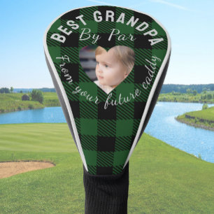 Couvre-club De Golf Meilleur Grand-Papa Enfants Photo personnalisée Pl