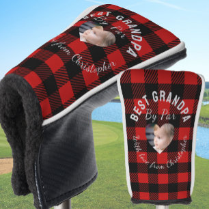 Couvre-club De Golf Meilleur Grand-Papa Photo Personnalisé Enfants Pla