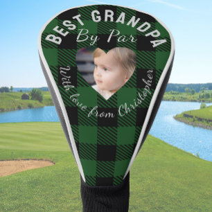 Couvre-club De Golf Meilleur Grand-Papa Photo Personnalisée Enfants Pl
