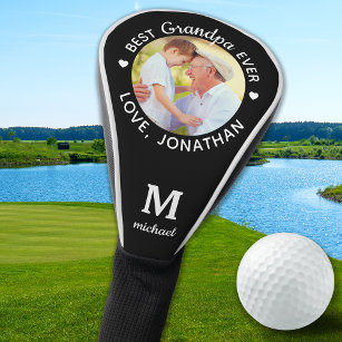 Couvre-club De Golf Meilleur Grand-Père Jamais Personnalisé Monogramme