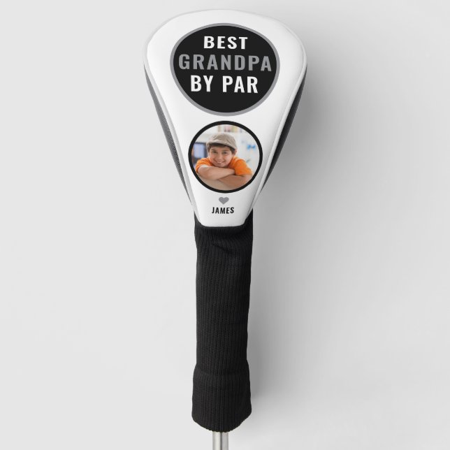 Couvre-club De Golf Meilleur Grand-Père Par Par Golf Cadeau Personnali (Devant)