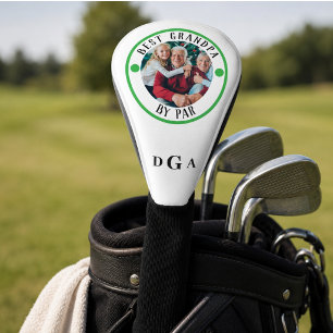 Couvre-club De Golf MEILLEUR GRAND-PÈRE PAR PAR Photo Monogramme
