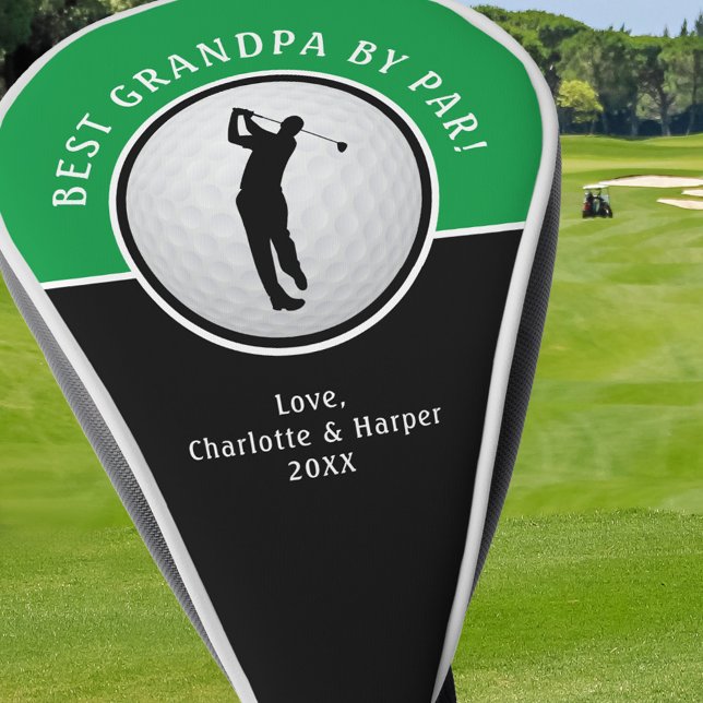 Couvre-club De Golf Meilleur Grand-Père Par Parfait Personnalisé (Best Grandpa By Par Custom Golf Head Cover)
