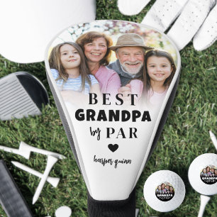 Couvre-club De Golf Meilleur Grand-Père Par Photo