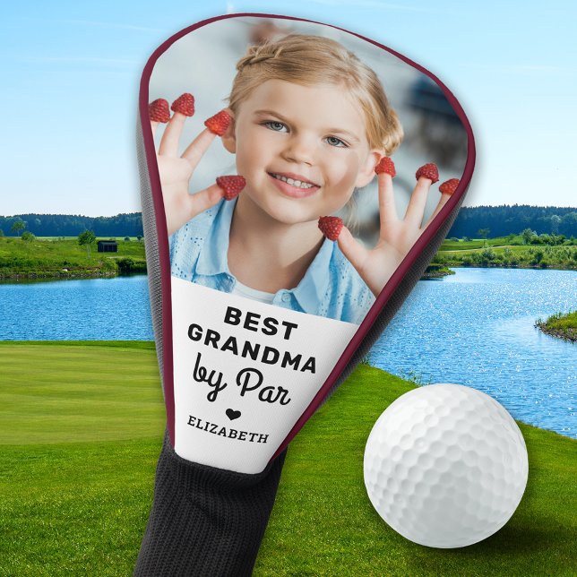Couvre-club De Golf Meilleur GRANDMA Par Par - Créer Unique - Photo Pe (Créateur téléchargé)