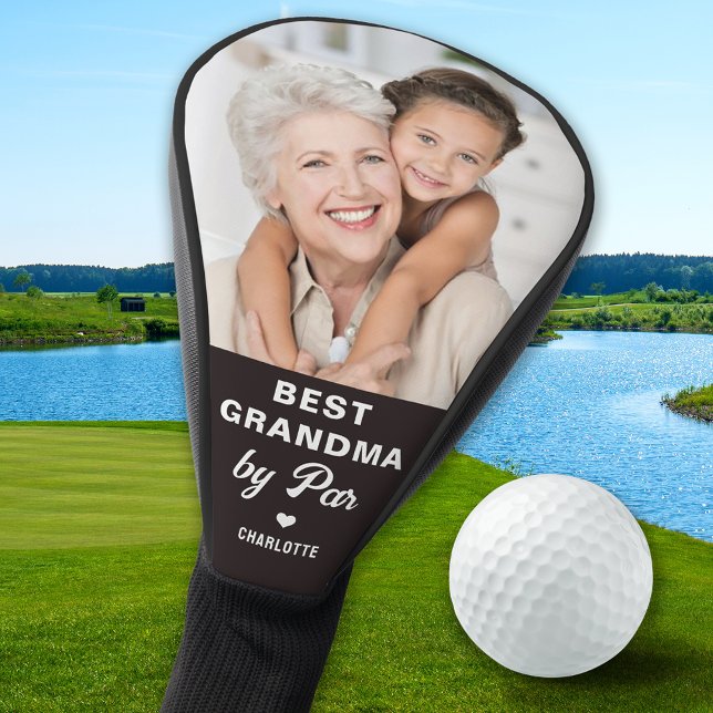 Couvre-club De Golf Meilleur GRANDMA Par PAR Photo personnalisée - Fêt (Créateur téléchargé)