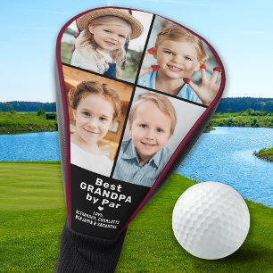 Couvre-club De Golf Meilleur GRANDPA Par Par Modern Custom 4 Photo Col