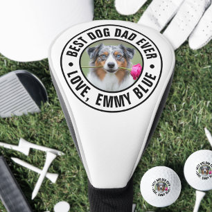 Couvre-club De Golf Meilleur Papa Chien Ever Photo de Compagnon