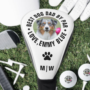 Couvre-club De Golf Meilleur Papa Chien Par Photo De Compagnie
