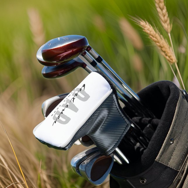 Couvre-club De Golf Meilleur Papa depuis 20XX Moderne Simple Preppy (Créateur téléchargé)