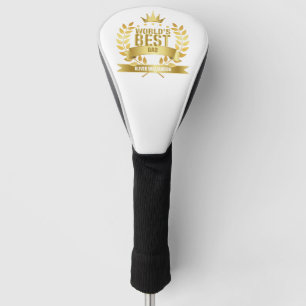Couvre-club De Golf Meilleur Papa du Monde Papa Or 5 Étoiles