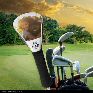 Couvre-club De Golf Meilleur Papa du Monde Photo Personnalisée
