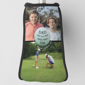 Couvre-club De Golf Meilleur Papa mieux que Par Photo Collage Putter