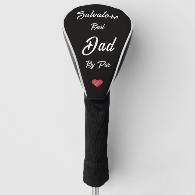 Couvre-club De Golf Meilleur Papa Par (Devant)