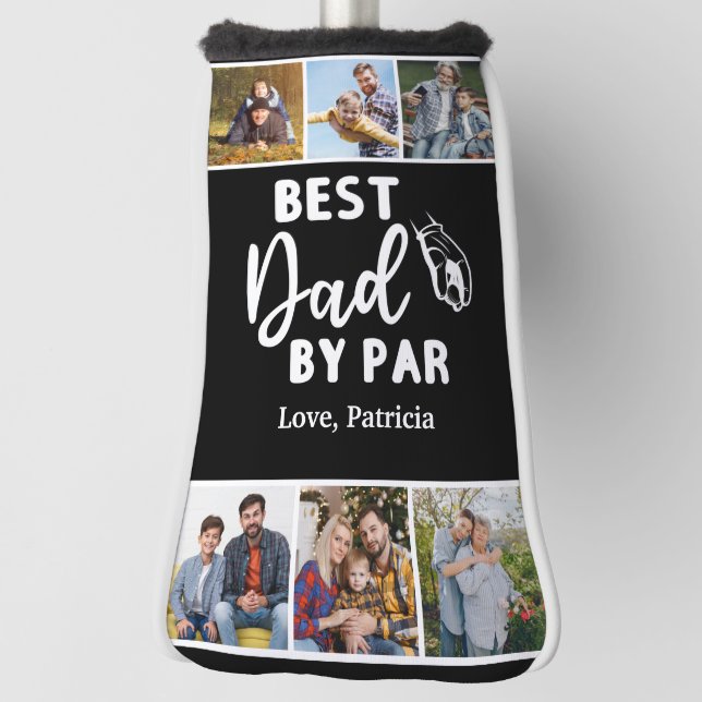 Couvre-club De Golf Meilleur papa par Par Custom 6 Fête des pères phot (Tourné à 90°)