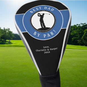 Couvre-club De Golf Meilleur Papa Par Par Elegant Sports Golfer Black 
