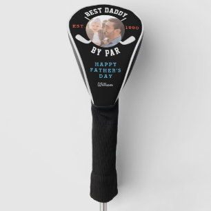 Couvre-club De Golf Meilleur papa Par Par Fête des pères Rétro Mono
