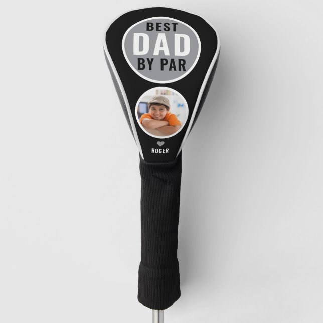 Couvre-club De Golf Meilleur Papa Par Par Golf Cadeau Personnalisé Nom (Devant)