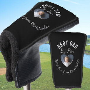 Couvre-club De Golf Meilleur Papa Par Par Photo Enfants Personnalisé N