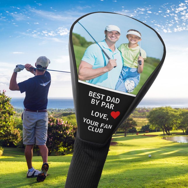 Couvre-club De Golf Meilleur Papa Par Par Photo Personnalisée (Créateur téléchargé)