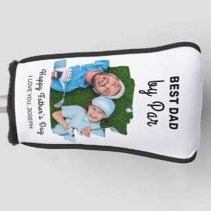 Couvre-club De Golf Meilleur Papa Par Par Photo Personnalisée Bonne F